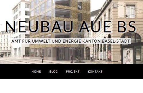Amt für Umwelt und Energie des Kantons Basel-Stadt - Blog Neubau